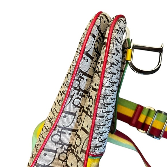 Dior Multicolor Crossbody Bag with Yellow Accent - Picture 8 of 13